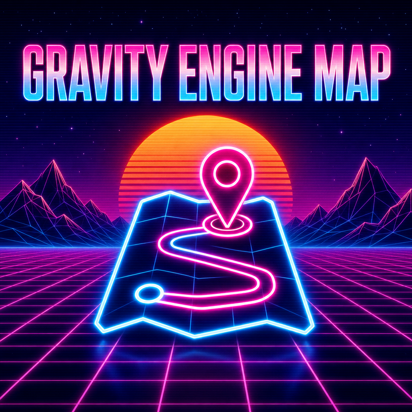 Gravity Engine Map + GBP Play